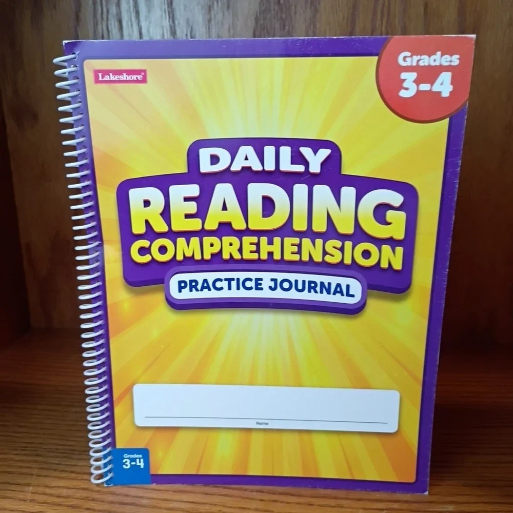 New Lakeshore Daily Reading Comprehension Practice Journal Grades 3-4